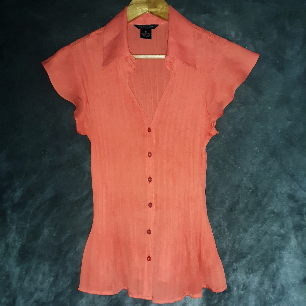 Sunny Taylor Blouse MD Peach